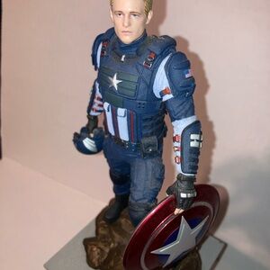 Marvel Captain America Figure in Blue and Red
